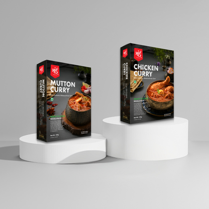 Chicken Curry + Mutton Curry (Veg / Non Veg Combo) (Copy)