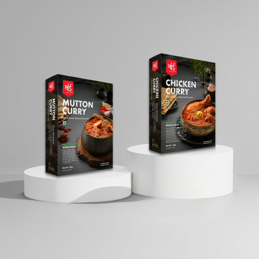 Chicken Curry + Mutton Curry (Veg / Non Veg Combo) (Copy)