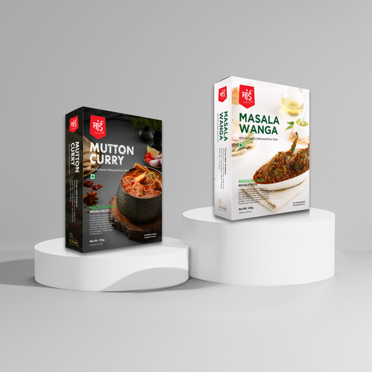 Masala Wanga + Mutton Curry (Veg / Non Veg Combo)