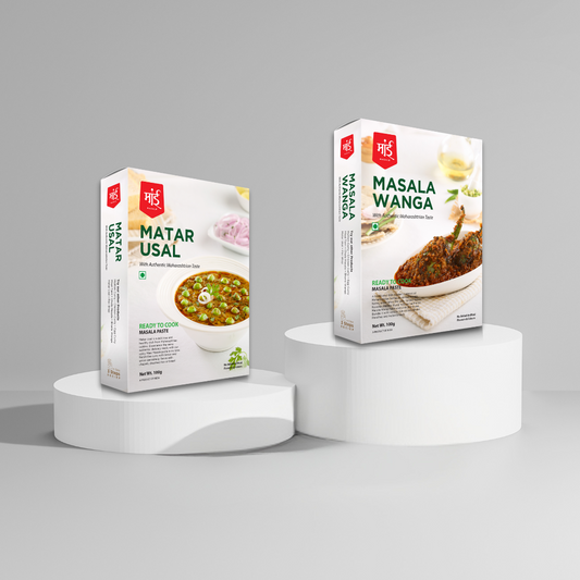 Matar Usal + Masala Wanga (Veg Combo)