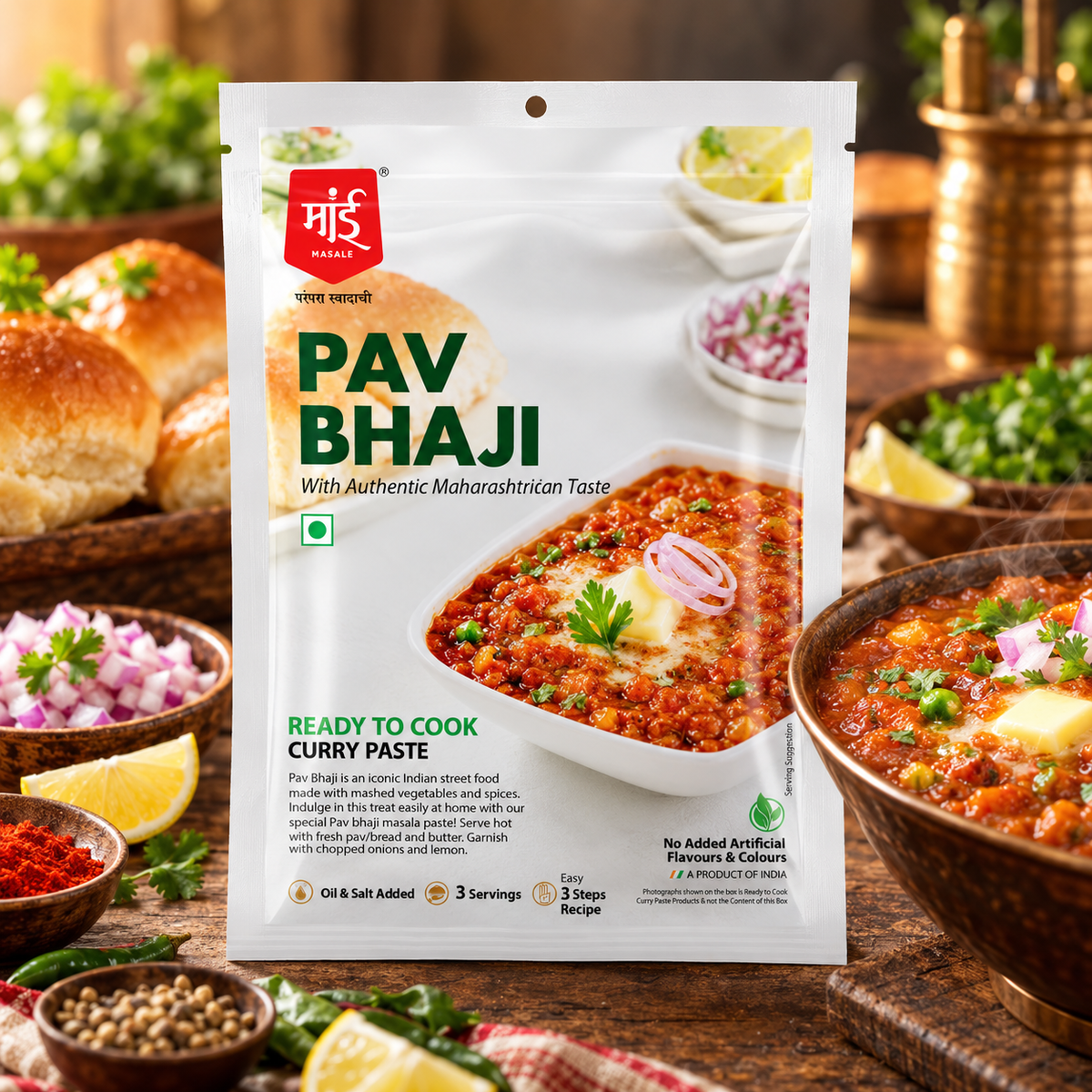 Pav Bhaji – Curry Paste