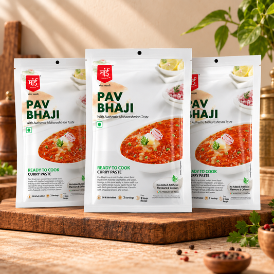 Pav Bhaji – Curry Paste Pack of 03